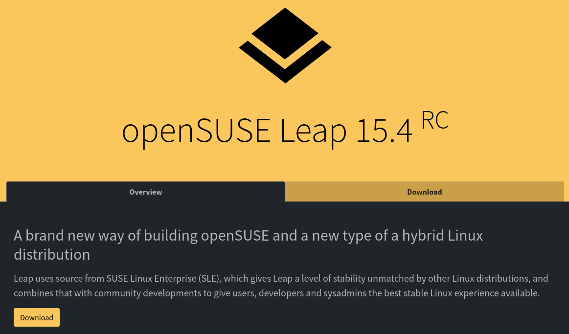 openSUSE Leap 15.4 进入候选发布阶段