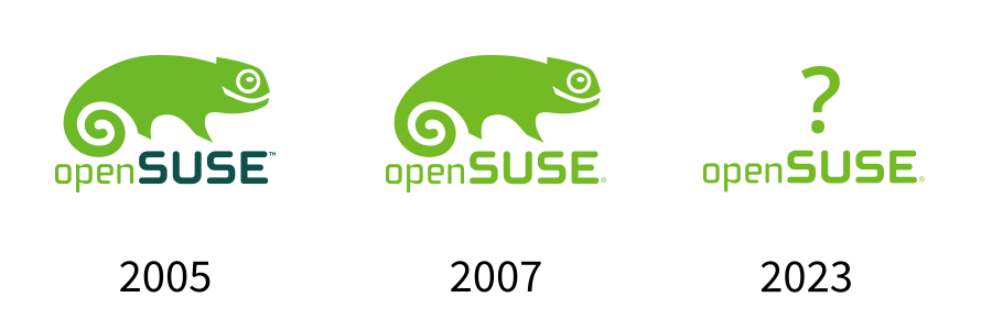 openSUSE 徽标重塑的过渡历程